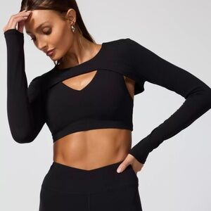 Shrug long sleeves in black XL